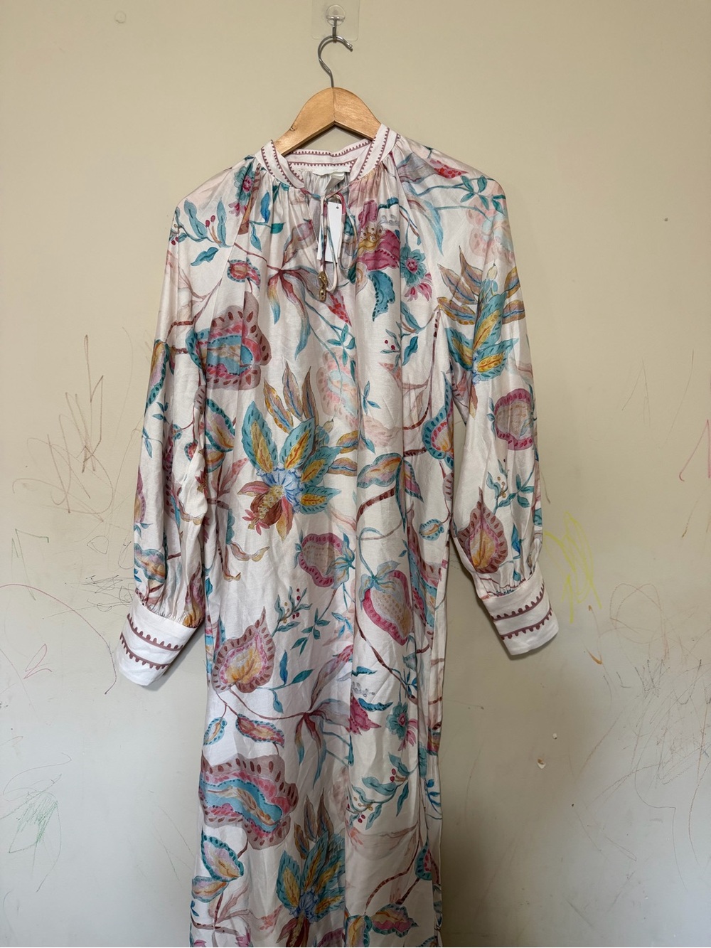 Loose fit ankle length floral dress - Picture 3 of 4